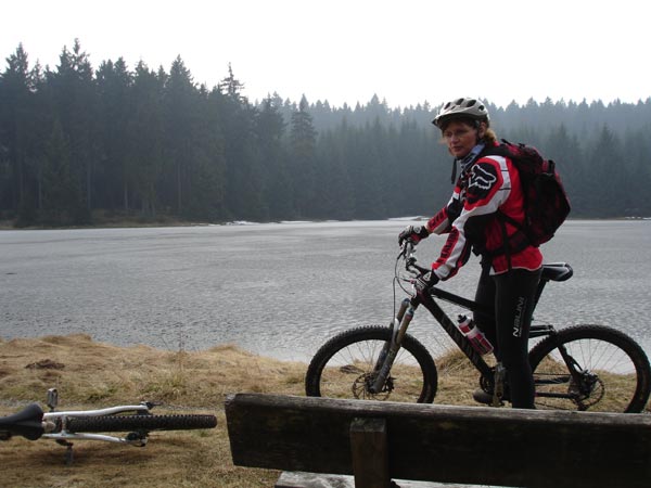 Mountainbiken Harz, Froehlich-Harz, Hahnebalzer Teich