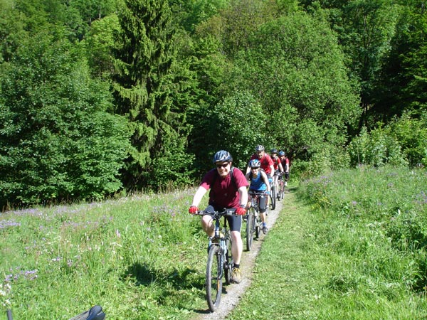 Mountainbiken Harz, Froehlich-Harz, Bad Grund, Tour mit der Laufgruppe