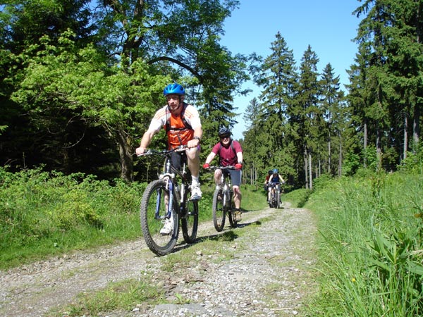 Mountainbiken Harz, Froehlich-Harz, Bad Grund, Tour mit der Laufgruppe