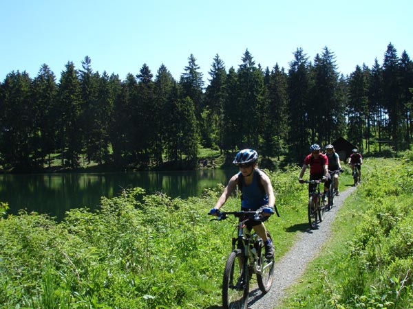 Mountainbiken Harz, Froehlich-Harz, Bad Grund, Tour mit der Laufgruppe