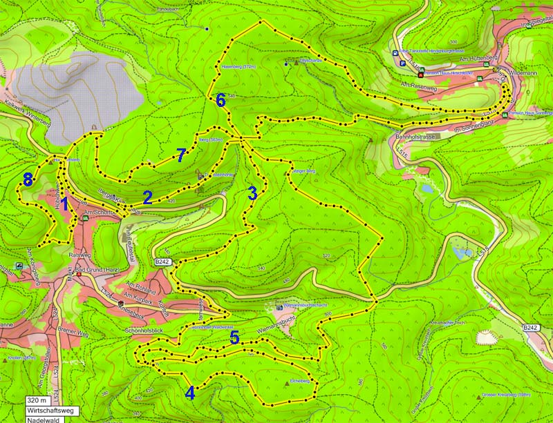 Trail Tour Bad Grund, Mountainbike Touren Harz