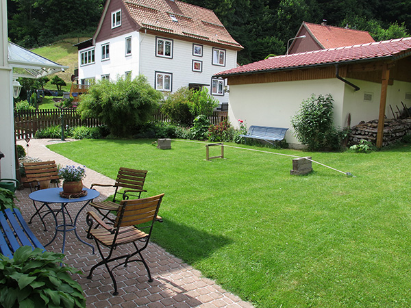 Ferienwohnung Frhlich, Garten